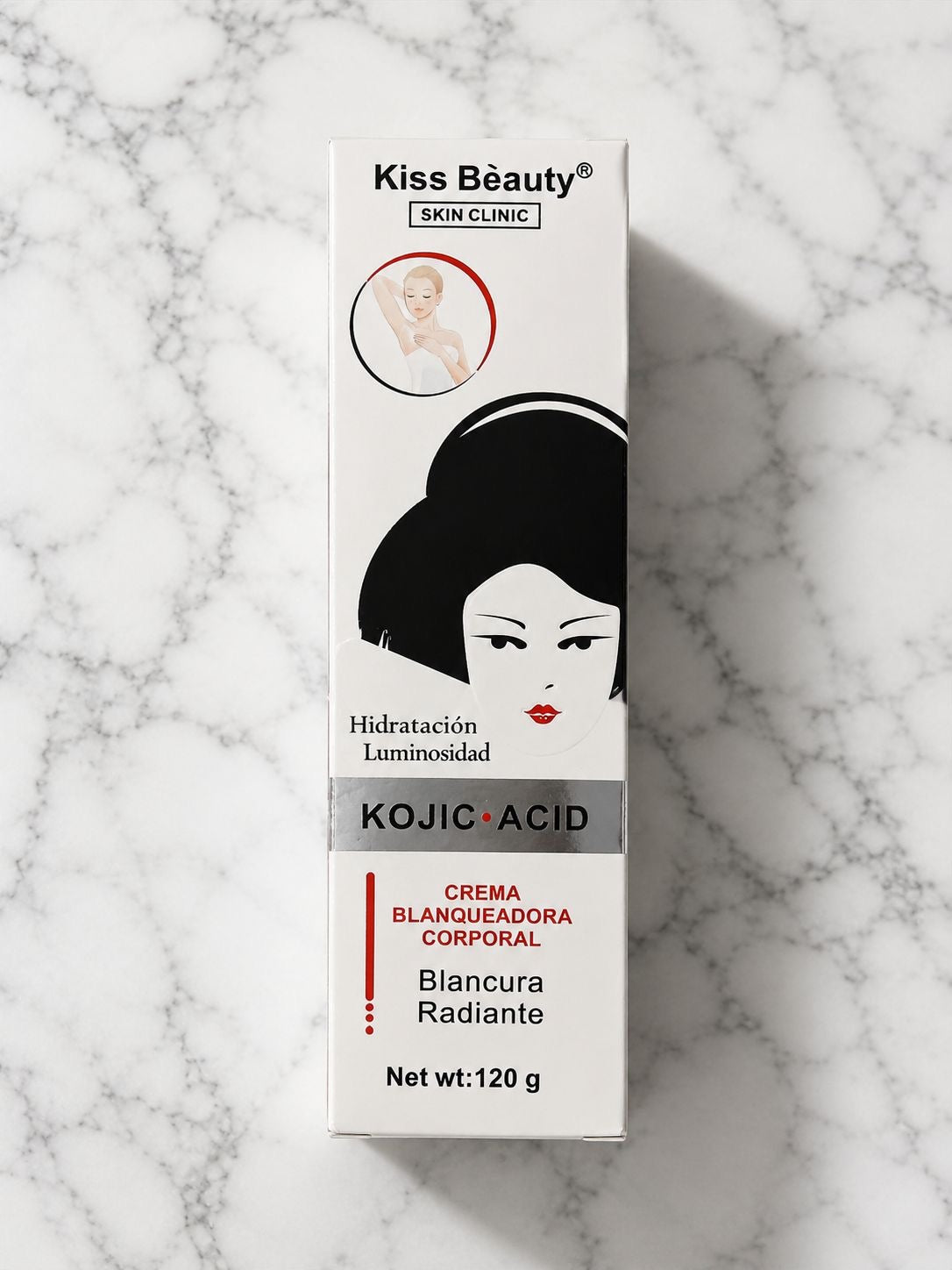 Crema blanquedora corporal