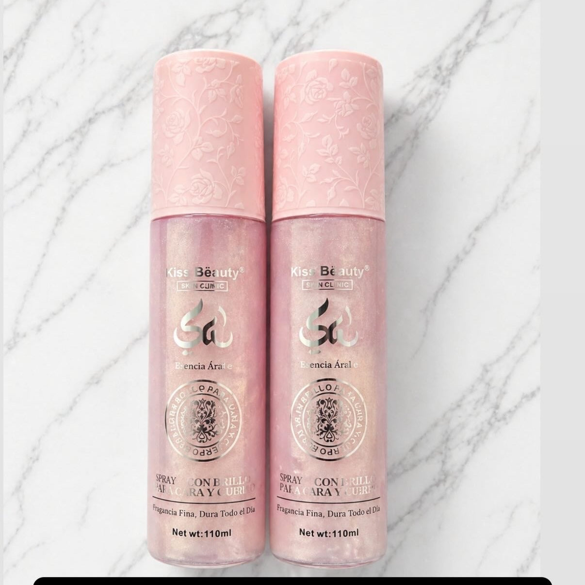Spray brillo corporal